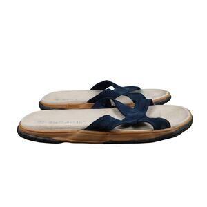 White Stag Shoes Womens 10 Sandals Slide Crisscross Leather Strap Slip On Maya